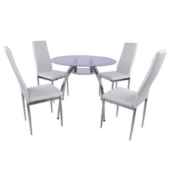 Bella Dining Set White