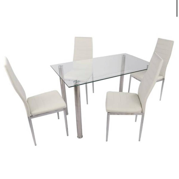 Sophy Dining Set White