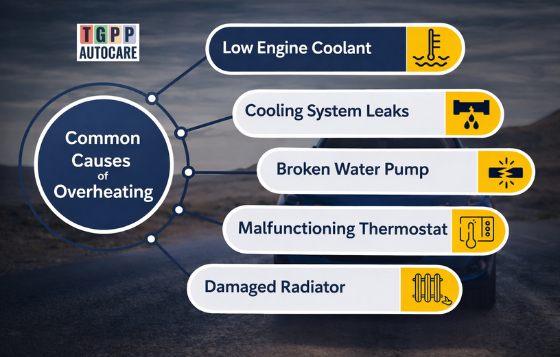 Car Overheating Causes and Fixes | TGPP Autocare Stevenage