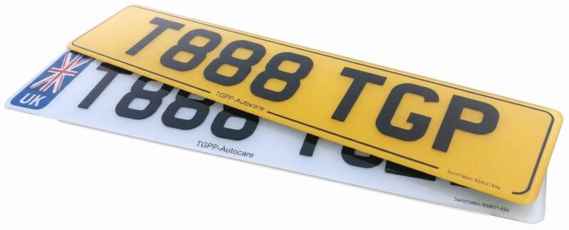 Number plates made at TGPP-Autocare Stevenage 