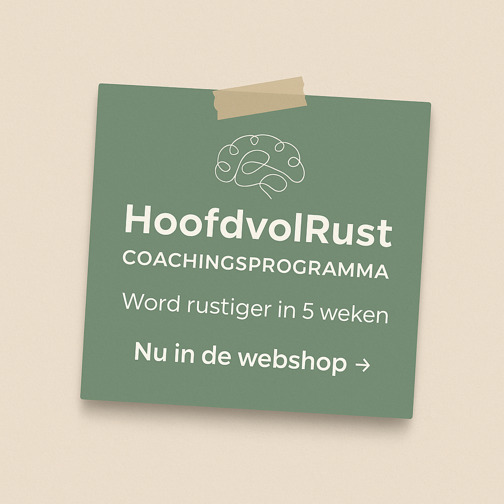 Hoofdvol-Rust Programma (5 weken)
