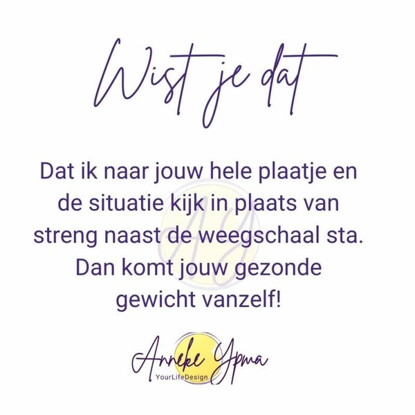 Persoonlijk voedings- en beweeg- en leefadvies