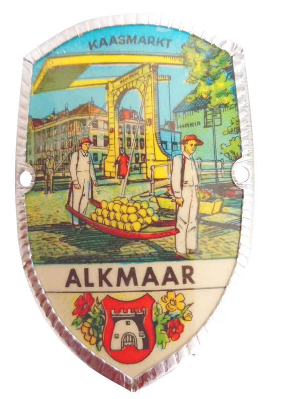 Wandelstok schildje Alkmaar Kaasmarkt