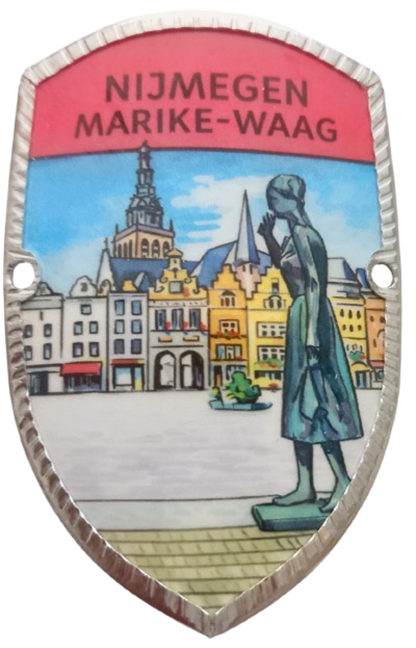Wandelstok schildje Nijmegen