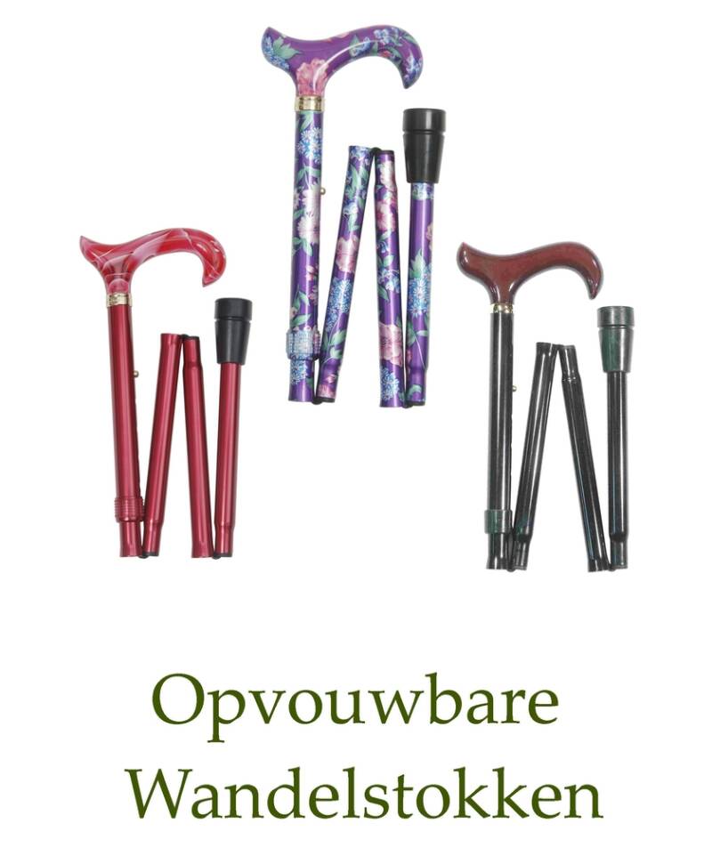 Opvouwbare wandelstokken