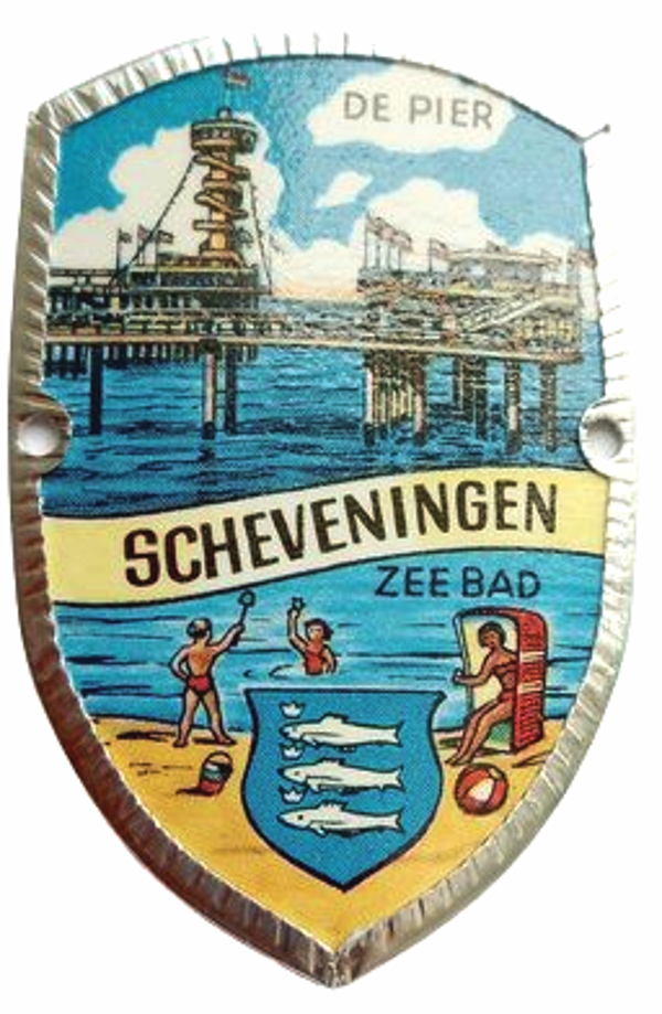 Wandelstok schildje Scheveningen