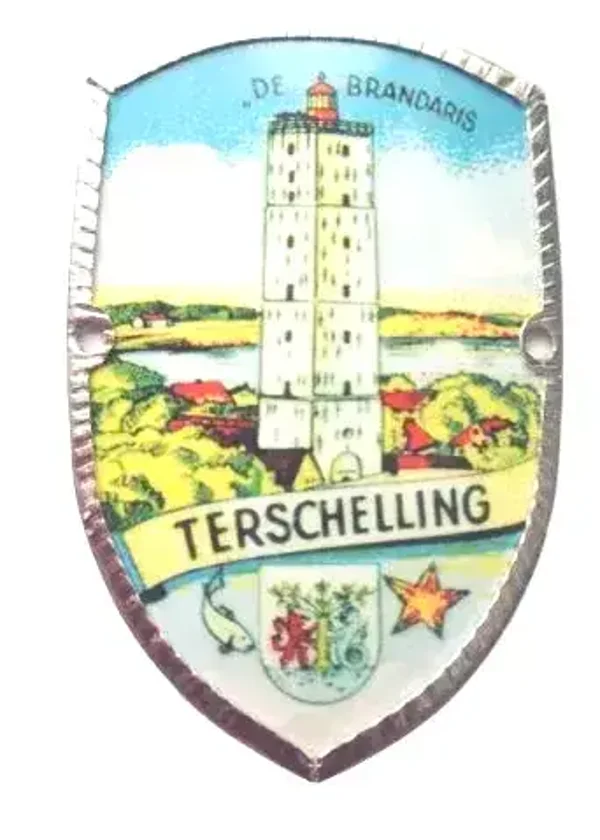 Wandelstok schildje Terschelling