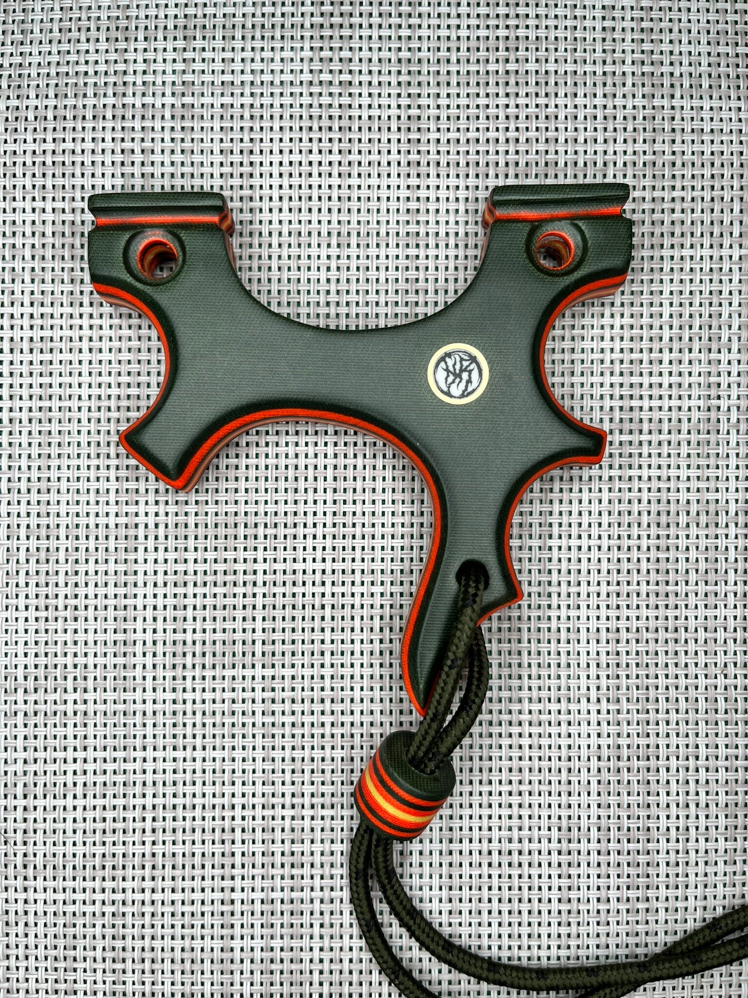 MATRIX Mini Custom Slingshot OTT. 90mm. Left or Right Hand Hold.