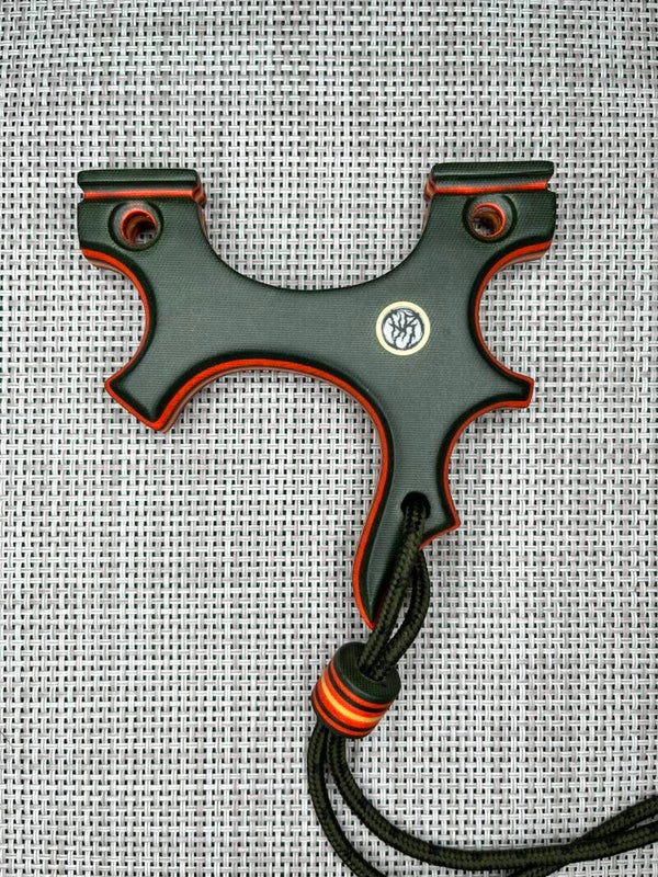 MATRIX Mini Custom Slingshot OTT. 90mm. Left or Right Hand Hold.