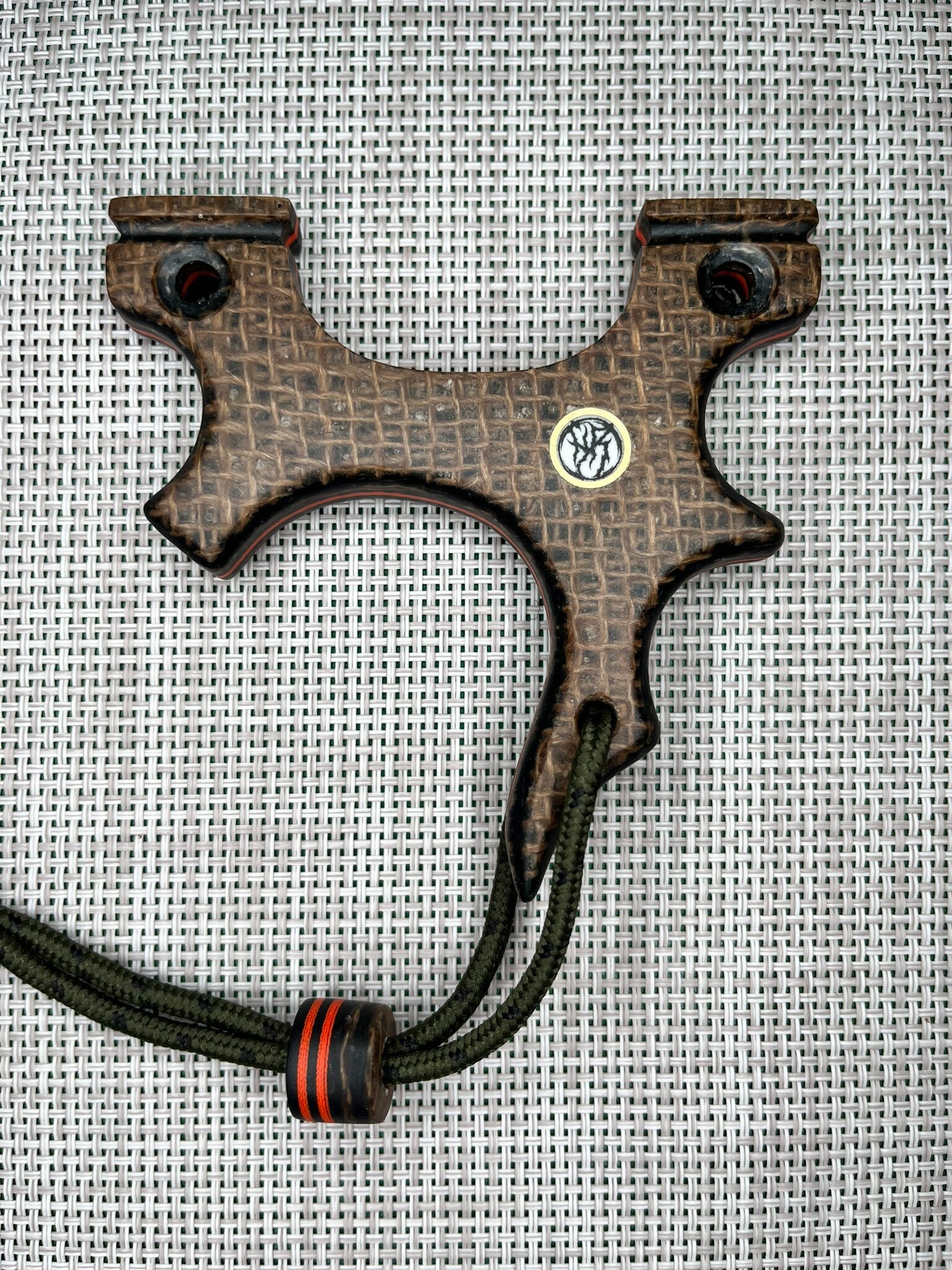 MATRIX Mini Custom Slingshot OTT. 90mm.  Left or Right Hand Hold.