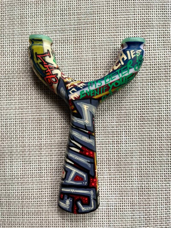 NewU Custom Slingshot OTT. 90mm. Left Hand Hold.