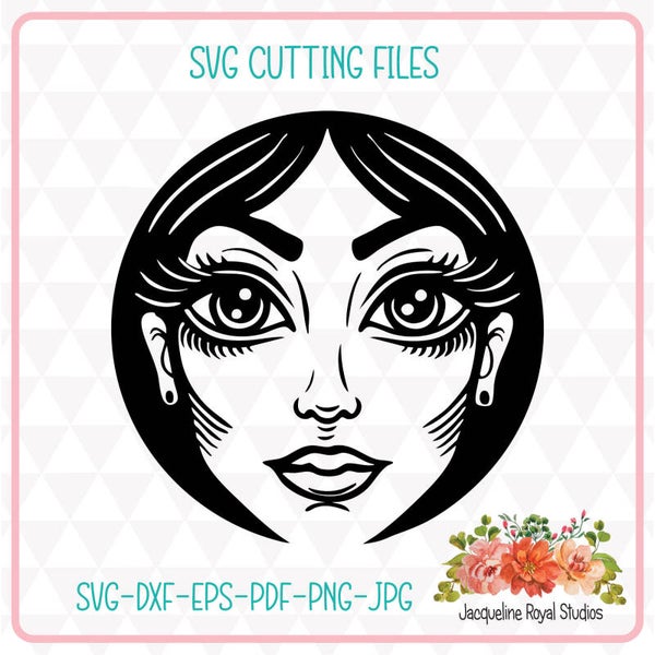 Beautiful Face Cut File