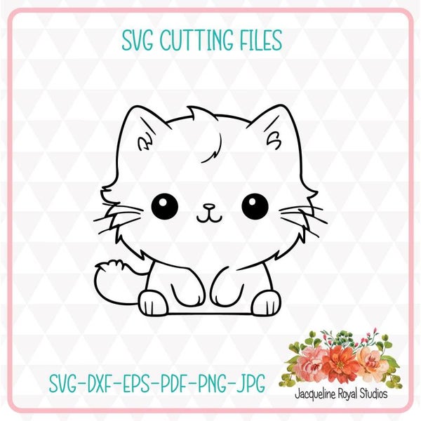 Begging Kitty Cut File