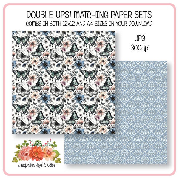 Butterfly Bloom Papers