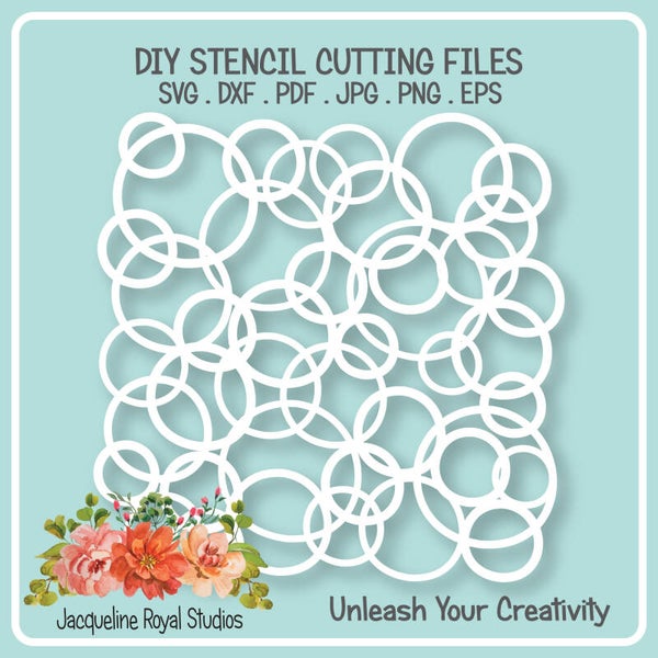 Circle Links Stencil