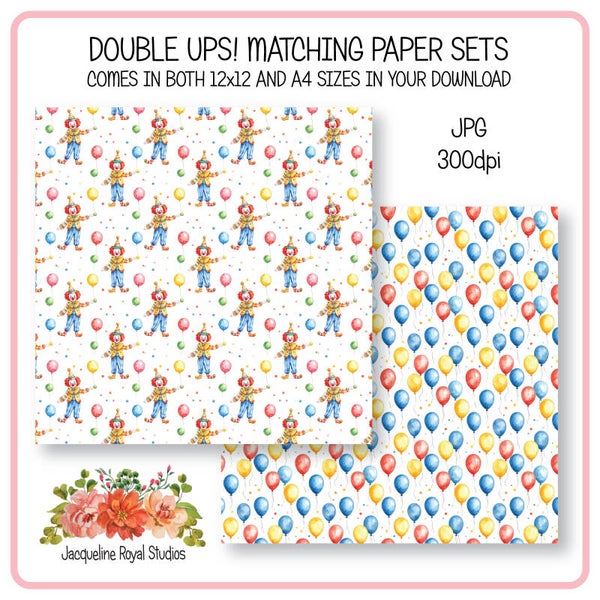 Clown Birthday Papers