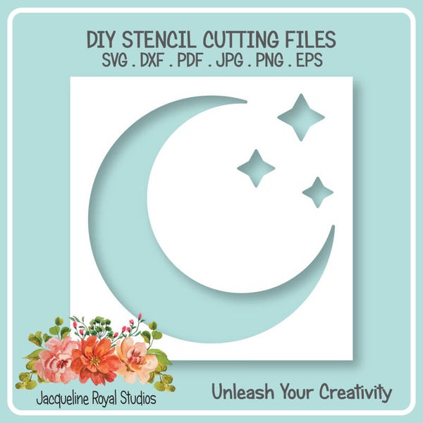 Crescent Moon Stencil