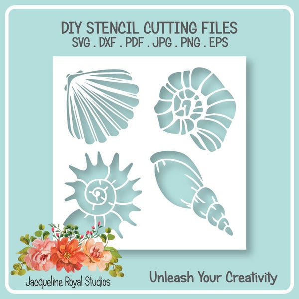 Crusty Old Shells Stencil 2