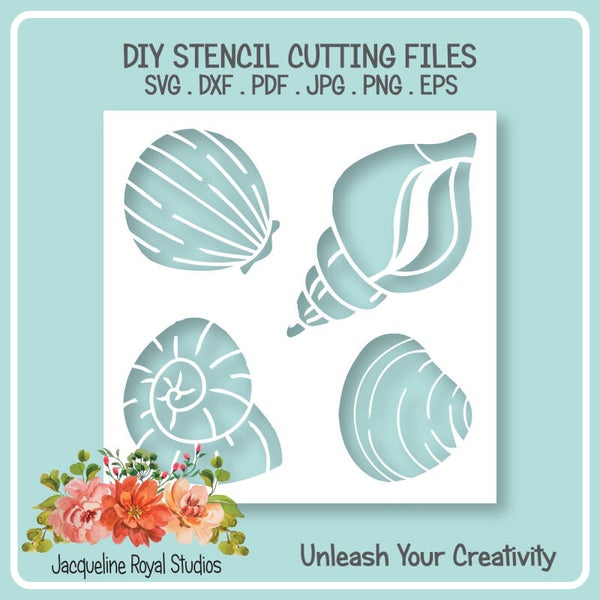 Crusty Old Shells Stencil 1