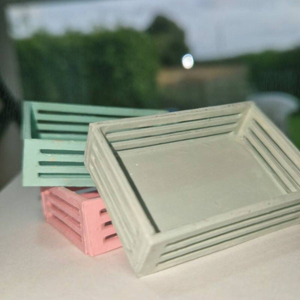 Cute Apple Box 1/12 Scale Doll House Miniature Cut File