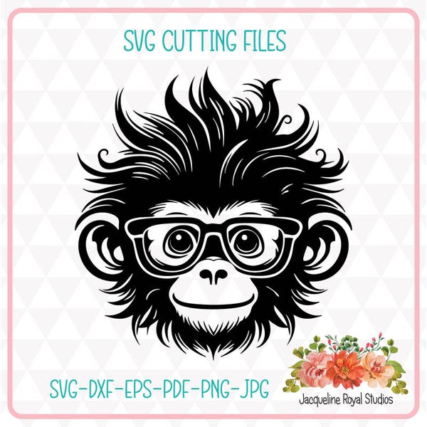 Cute Monkey Cut File