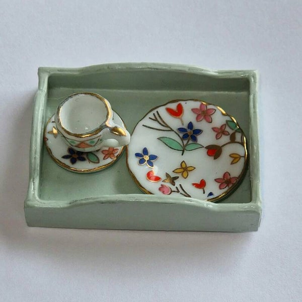 1:12 Scale Miniature Doll House Serving Tray Cut File