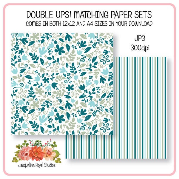 Modern Floral Papers