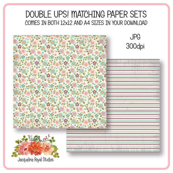 Pastel Blooms Papers