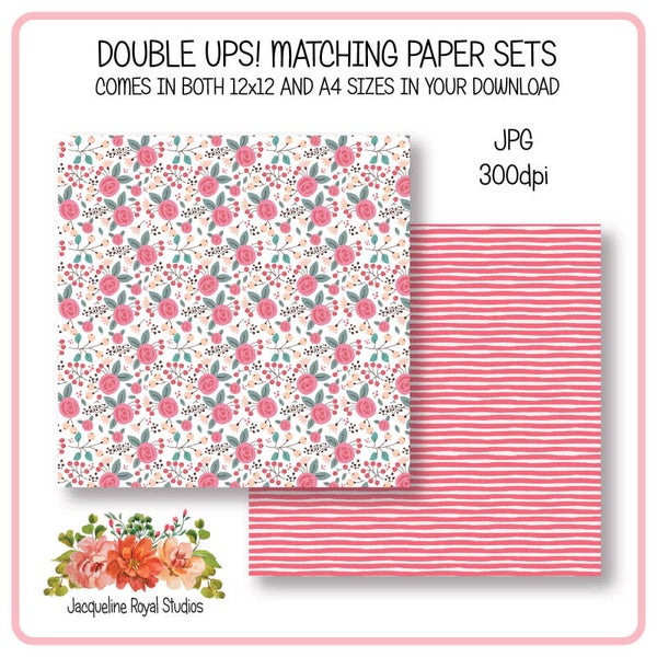 Pink Burst Papers