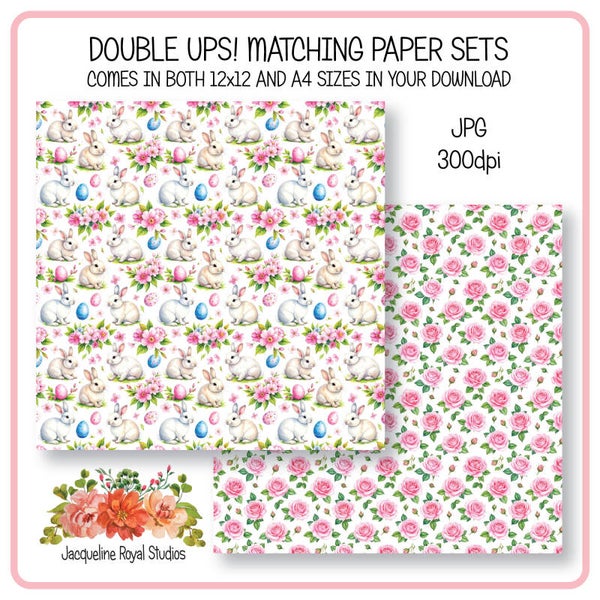 Easter Floral papers