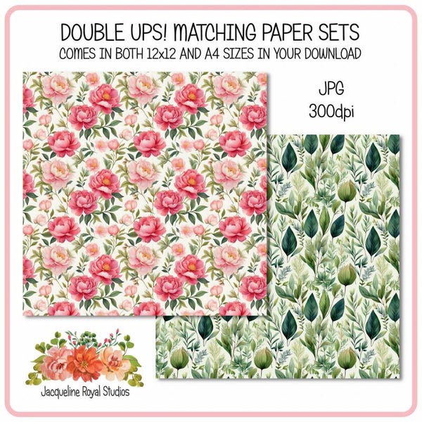 Elegant Peonies Papers