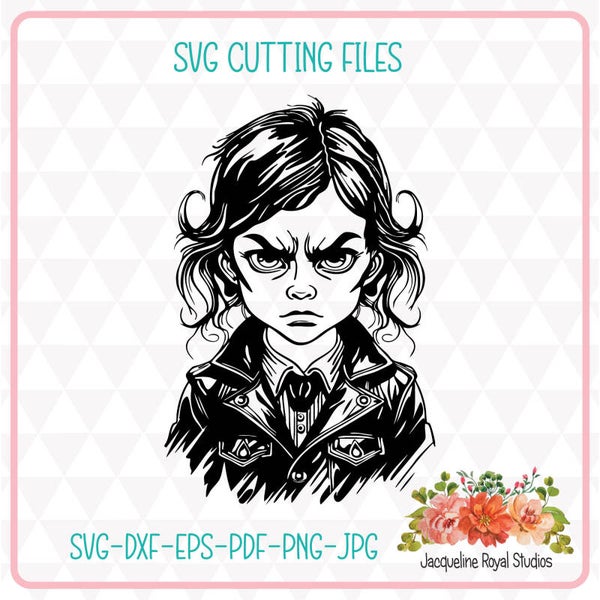 Emo Girl Cut File