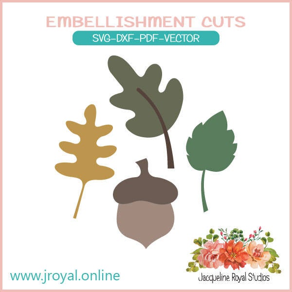 Fall Time Leaves Cut Files