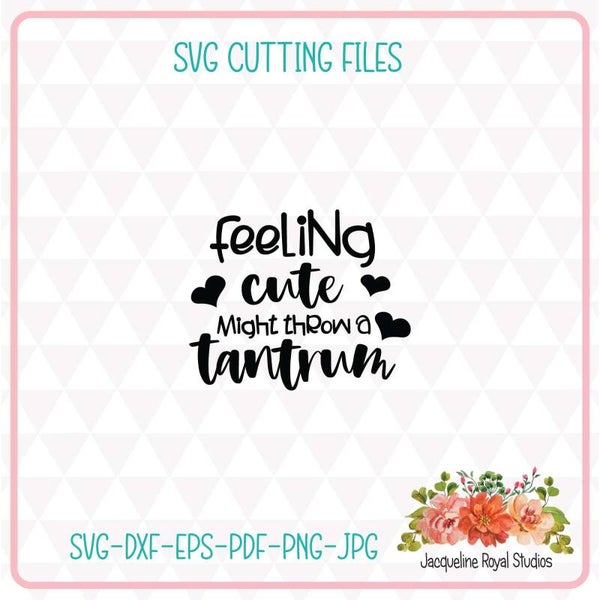 Feeling Cute Cut File