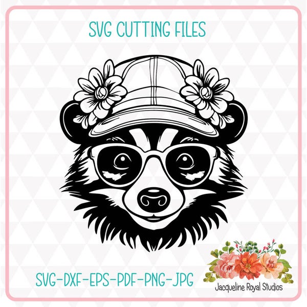 Flower Power Badger Cut File