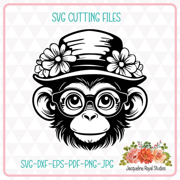Flower Power Monkey Cut File