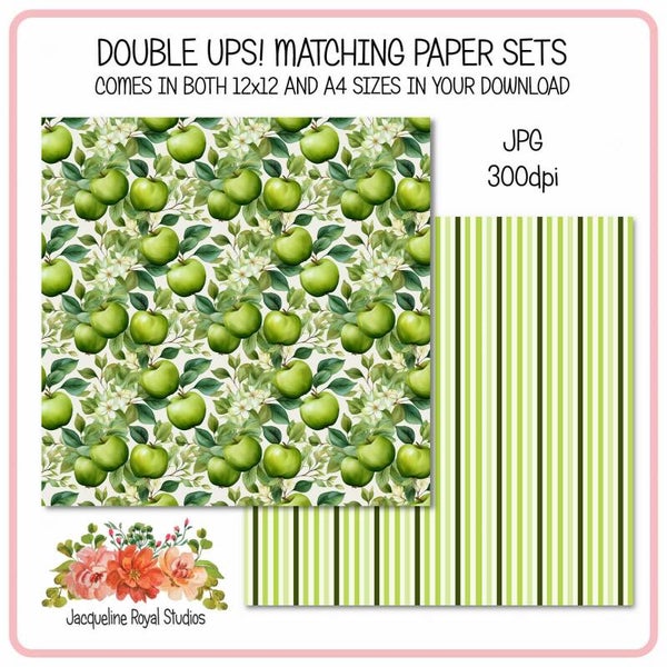 Fresh Green Apples Papers