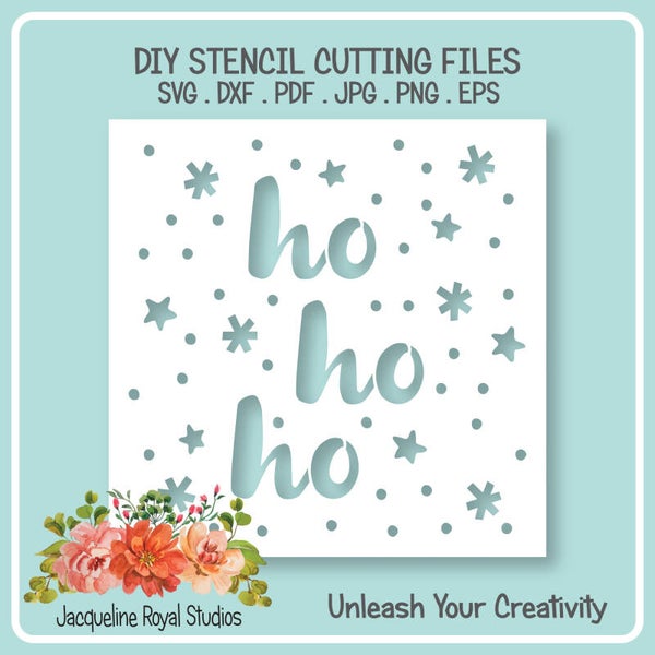 Ho Ho Ho Stencil