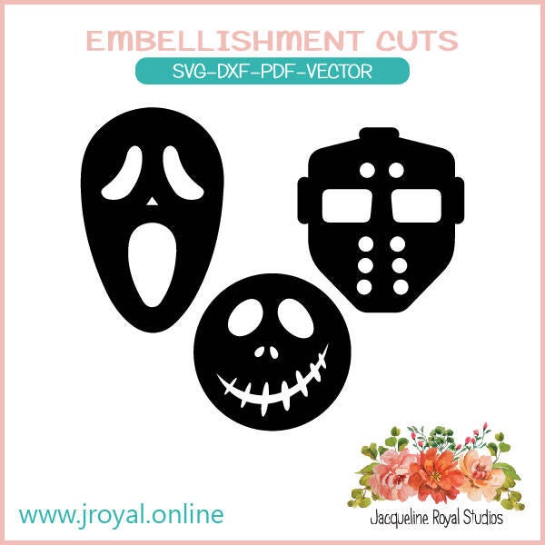 Horror Masks Cut Files