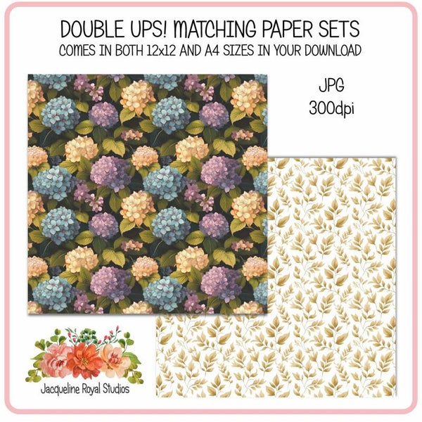 Hydrangea Delights Papers