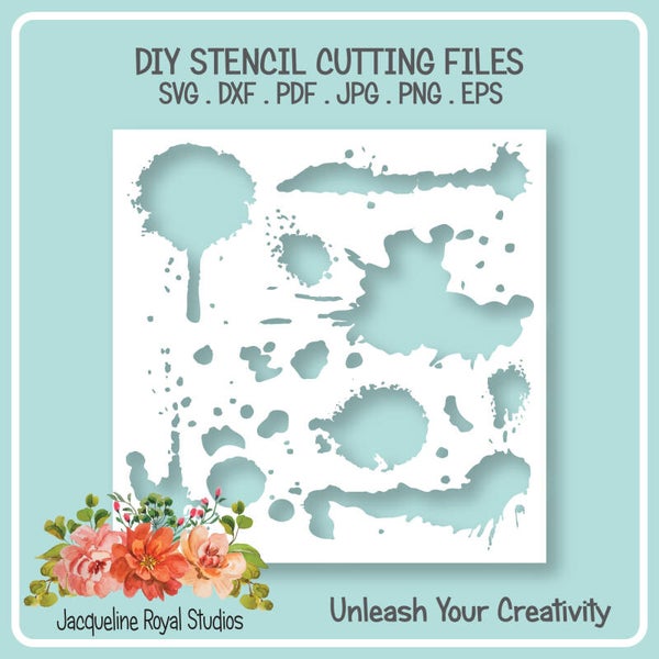 Ink Splash Stencil