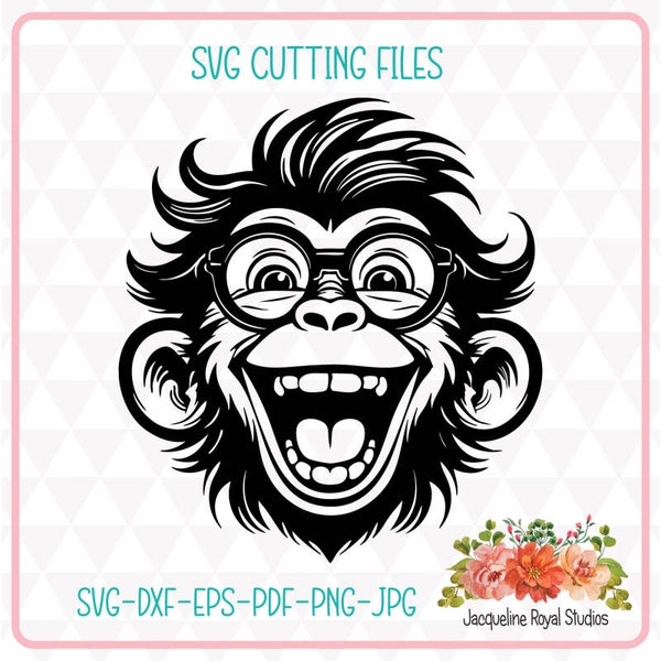 Laughing Monkey Cut File