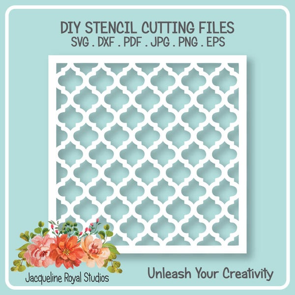 Moroccan Pattern Stencil