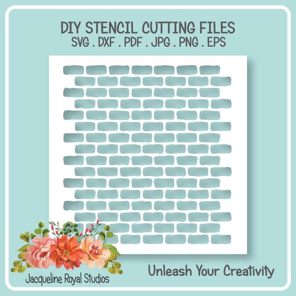 Old Brick Wall Stencil