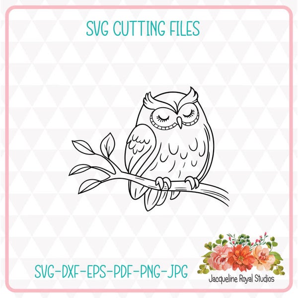 Owl On A Branch Cut File