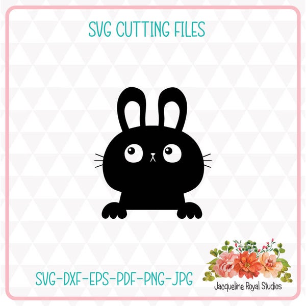 Peeping Bunny 1 Cut File