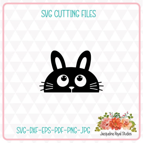 Peeping Bunny 3 Cut File