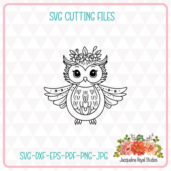 Pretty Owl Cut File