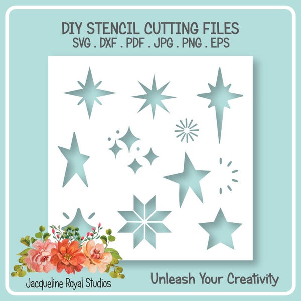 Stars Set 1 Stencil