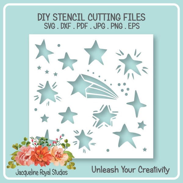 Stars Set 2 Stencil